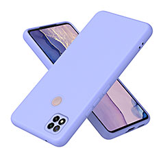 Ultra-thin Silicone Gel Soft Case 360 Degrees Cover H01P for Xiaomi Redmi 9 India Purple