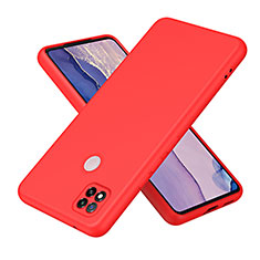 Ultra-thin Silicone Gel Soft Case 360 Degrees Cover H01P for Xiaomi Redmi 9 India Red