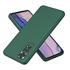 Ultra-thin Silicone Gel Soft Case 360 Degrees Cover H01P for Xiaomi Redmi Note 11 4G (2022) Green