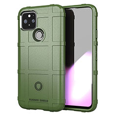 Ultra-thin Silicone Gel Soft Case 360 Degrees Cover J01S for Google Pixel 4a 5G Green