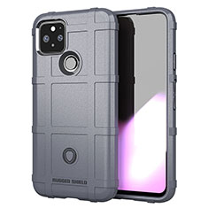 Ultra-thin Silicone Gel Soft Case 360 Degrees Cover J01S for Google Pixel 5 XL 5G Gray