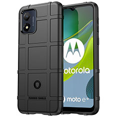 Ultra-thin Silicone Gel Soft Case 360 Degrees Cover J01S for Motorola Moto E13 Black