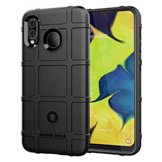 Ultra-thin Silicone Gel Soft Case 360 Degrees Cover J01S for Samsung Galaxy M10S Black
