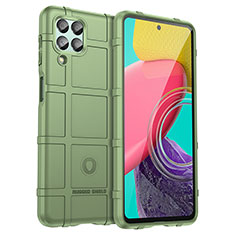 Ultra-thin Silicone Gel Soft Case 360 Degrees Cover J01S for Samsung Galaxy M53 5G Green