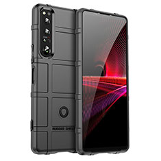Ultra-thin Silicone Gel Soft Case 360 Degrees Cover J01S for Sony Xperia 1 IV Black