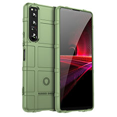 Ultra-thin Silicone Gel Soft Case 360 Degrees Cover J01S for Sony Xperia 1 IV Green
