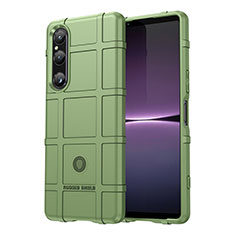 Ultra-thin Silicone Gel Soft Case 360 Degrees Cover J01S for Sony Xperia 1 V Green
