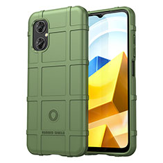 Ultra-thin Silicone Gel Soft Case 360 Degrees Cover J01S for Xiaomi Poco M4 5G Green