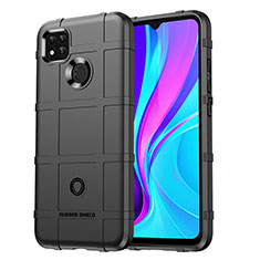 Ultra-thin Silicone Gel Soft Case 360 Degrees Cover J01S for Xiaomi Redmi 9C NFC Black