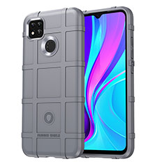 Ultra-thin Silicone Gel Soft Case 360 Degrees Cover J01S for Xiaomi Redmi 9C NFC Gray