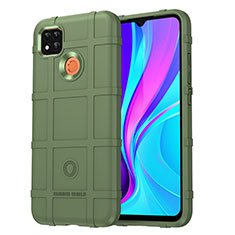 Ultra-thin Silicone Gel Soft Case 360 Degrees Cover J01S for Xiaomi Redmi 9C NFC Green
