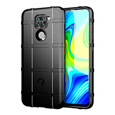 Ultra-thin Silicone Gel Soft Case 360 Degrees Cover J01S for Xiaomi Redmi Note 9 Black