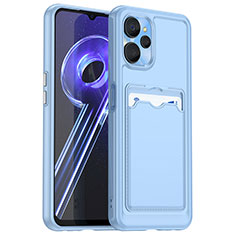 Ultra-thin Silicone Gel Soft Case 360 Degrees Cover J02S for Realme 10 5G Sky Blue