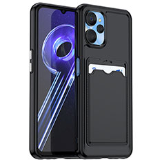 Ultra-thin Silicone Gel Soft Case 360 Degrees Cover J02S for Realme 9i 5G Black