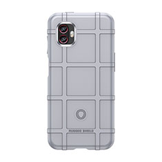 Ultra-thin Silicone Gel Soft Case 360 Degrees Cover J02S for Samsung Galaxy Xcover Pro 2 5G Gray