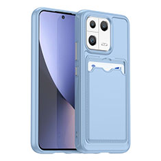 Ultra-thin Silicone Gel Soft Case 360 Degrees Cover J02S for Xiaomi Mi 13 5G Blue