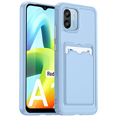 Ultra-thin Silicone Gel Soft Case 360 Degrees Cover J02S for Xiaomi Redmi A2 Blue
