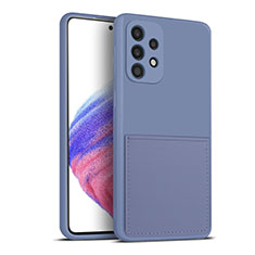 Ultra-thin Silicone Gel Soft Case 360 Degrees Cover MJ1 for Samsung Galaxy A53 5G Lavender Gray