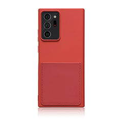 Ultra-thin Silicone Gel Soft Case 360 Degrees Cover MJ1 for Samsung Galaxy Note 20 Ultra 5G Red