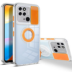 Ultra-thin Silicone Gel Soft Case 360 Degrees Cover MJ1 for Xiaomi Redmi 10 Power Orange