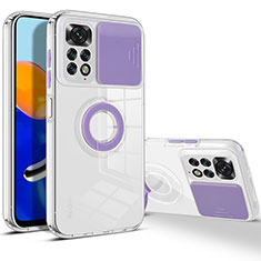 Ultra-thin Silicone Gel Soft Case 360 Degrees Cover MJ1 for Xiaomi Redmi Note 11 4G (2022) Clove Purple