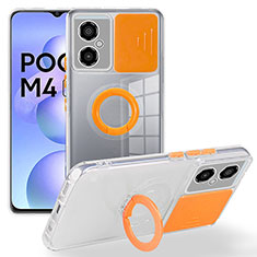 Ultra-thin Silicone Gel Soft Case 360 Degrees Cover MJ1 for Xiaomi Redmi Note 11R 5G Orange