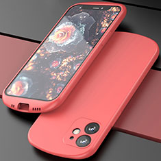 Ultra-thin Silicone Gel Soft Case 360 Degrees Cover N01 for Apple iPhone 12 Red