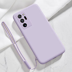 Ultra-thin Silicone Gel Soft Case 360 Degrees Cover N03 for Samsung Galaxy Note 20 Ultra 5G Clove Purple