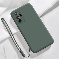 Ultra-thin Silicone Gel Soft Case 360 Degrees Cover N03 for Samsung Galaxy Note 20 Ultra 5G Midnight Green