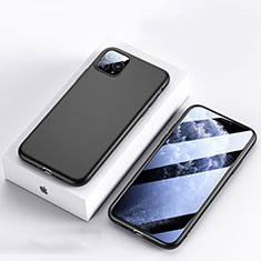 Ultra-thin Silicone Gel Soft Case 360 Degrees Cover S01 for Apple iPhone 11 Pro Max Black