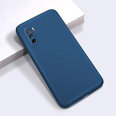 Ultra-thin Silicone Gel Soft Case 360 Degrees Cover S01 for Huawei Mate 40 Lite 5G Navy Blue