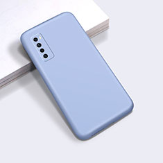 Ultra-thin Silicone Gel Soft Case 360 Degrees Cover S01 for Huawei Nova 7 5G Sky Blue