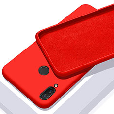 Ultra-thin Silicone Gel Soft Case 360 Degrees Cover S01 for Huawei P Smart Z Red