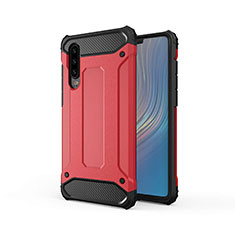 Ultra-thin Silicone Gel Soft Case 360 Degrees Cover S01 for Huawei P30 Red