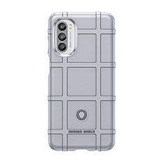 Ultra-thin Silicone Gel Soft Case 360 Degrees Cover S01 for Motorola Moto G82 5G Gray