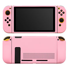 Ultra-thin Silicone Gel Soft Case 360 Degrees Cover S01 for Nintendo Switch Pink