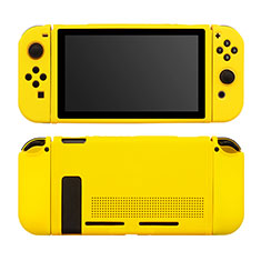 Ultra-thin Silicone Gel Soft Case 360 Degrees Cover S01 for Nintendo Switch Yellow