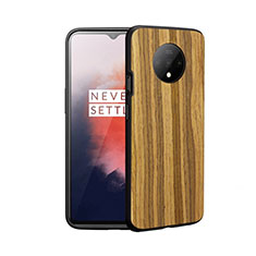 Ultra-thin Silicone Gel Soft Case 360 Degrees Cover S01 for OnePlus 7T Brown