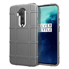 Ultra-thin Silicone Gel Soft Case 360 Degrees Cover S01 for OnePlus 7T Pro Silver