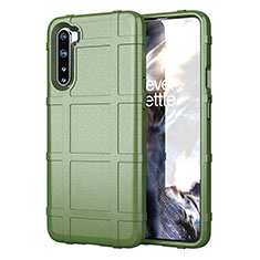 Ultra-thin Silicone Gel Soft Case 360 Degrees Cover S01 for OnePlus Nord Army green