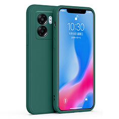 Ultra-thin Silicone Gel Soft Case 360 Degrees Cover S01 for OnePlus Nord N300 5G Midnight Green