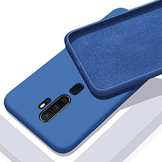 Ultra-thin Silicone Gel Soft Case 360 Degrees Cover S01 for Oppo A11 Blue