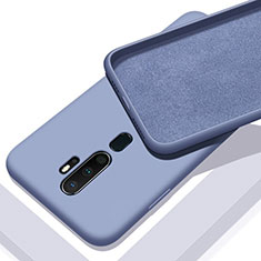 Ultra-thin Silicone Gel Soft Case 360 Degrees Cover S01 for Oppo A11 Gray
