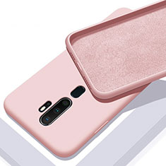 Ultra-thin Silicone Gel Soft Case 360 Degrees Cover S01 for Oppo A11 Pink