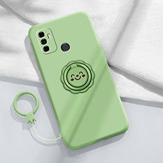 Ultra-thin Silicone Gel Soft Case 360 Degrees Cover S01 for Oppo A11s Matcha Green