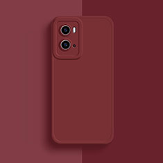 Ultra-thin Silicone Gel Soft Case 360 Degrees Cover S01 for Oppo A76 Red