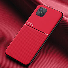 Ultra-thin Silicone Gel Soft Case 360 Degrees Cover S01 for Oppo A92s 5G Red