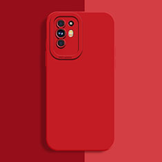 Ultra-thin Silicone Gel Soft Case 360 Degrees Cover S01 for Oppo F19 Pro+ Plus 5G Red
