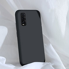 Ultra-thin Silicone Gel Soft Case 360 Degrees Cover S01 for Oppo Find X2 Black