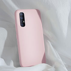 Ultra-thin Silicone Gel Soft Case 360 Degrees Cover S01 for Oppo Find X2 Neo Pink